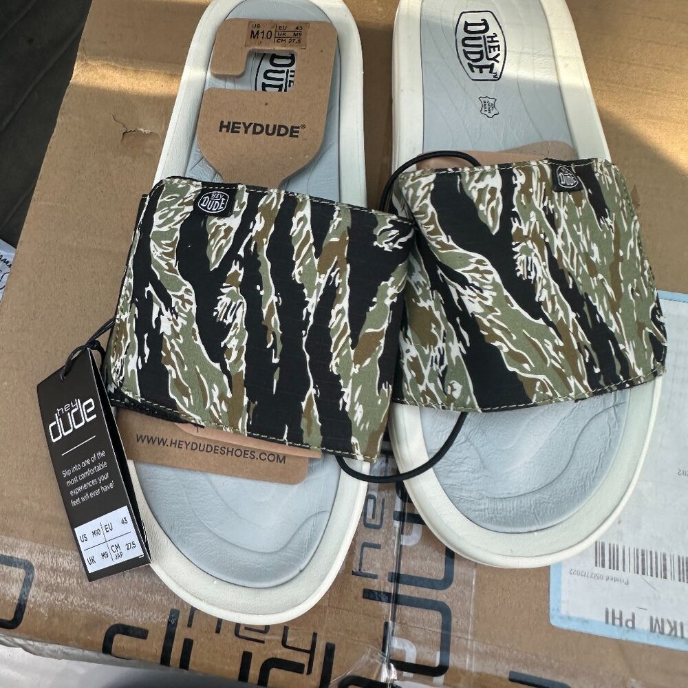 HEY DUDE PHEONIX CAMO TIGER STRIPED 10
